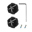 Northwave, SLW X-Dial Knob, Black, Pair